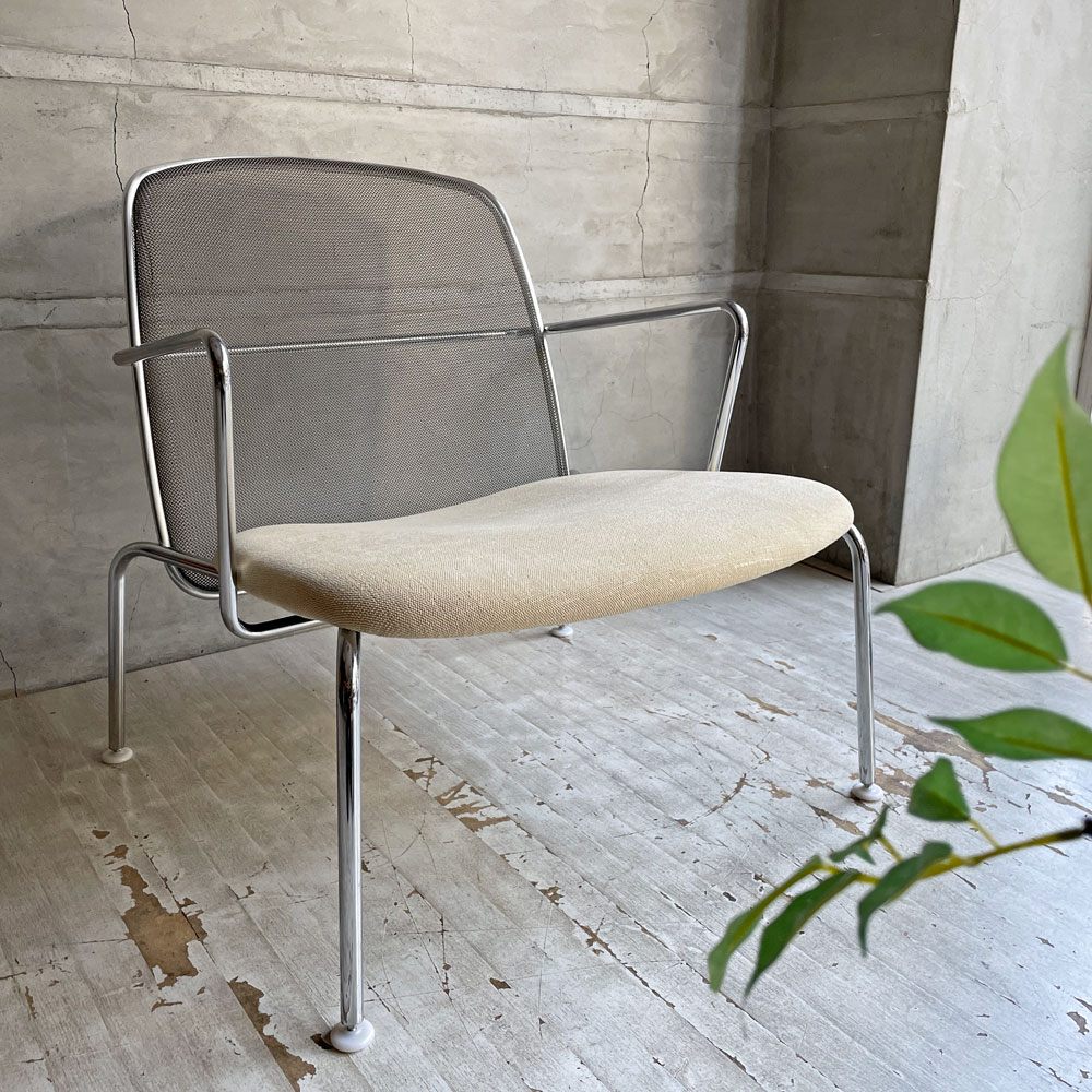 ビー・アンド・ビー イタリア B&B Italia ウェブ WEB アームチェア ラウンジチェア ワイヤーメッシュ アントニオ・チッテリオ antonio citterio 希少 ♪