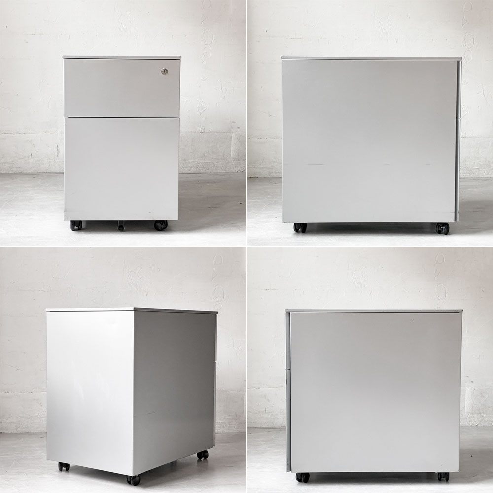 カッシーナ Cassina ixc. AFドロワー AF DRAWER デスクキャビネット ワゴン 鍵付属 キャスターロック機能付き モダン イタリア B ★