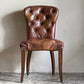 ハロ HALO チェスターチェア Chester chair ダイニングチェア レザー 本革 アンティークウィスキー antique whisky ビンテージ加工 アスプルンド取扱 B ■