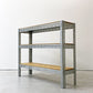 リオン LYON アングルシェルフ SLOTTED ANGLE SHELF 3段 オープンシェルフ OSB材 スチール オーダーサイズ P.F.S.取扱 ●