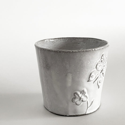 アスティエ・ド・ヴィラット Astier de Villatte フルール Fleurs カップ タンブラー 蝶 スズラン 陶器 フランス B ■