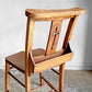 UKビンテージ Vintage チャーチチェア Church Chair チャペルチェア ダイニングチェア バイブルボックス クロス 教会椅子 英国 ■