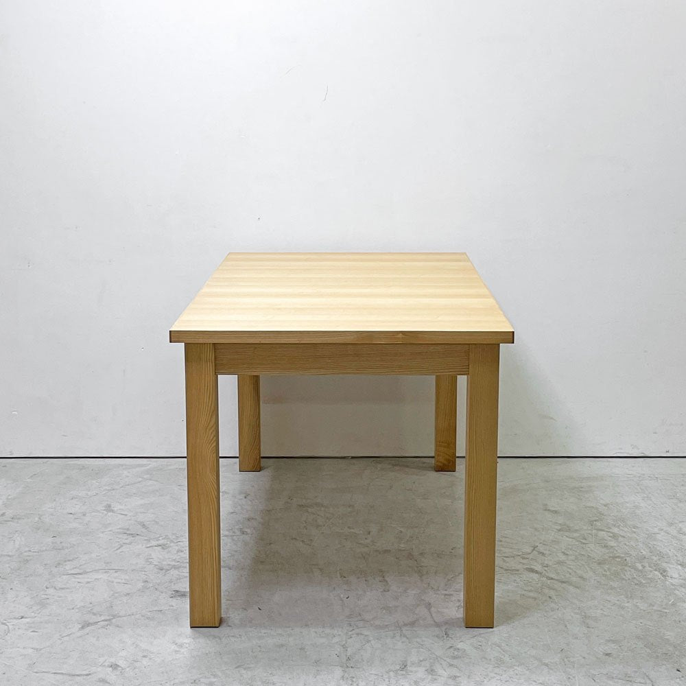 イデー IDEE アッシュ エクステンション テーブル ASH EXTENSION TABLE 伸長式 W140～220 ナチュラル 定価￥193,600- ●