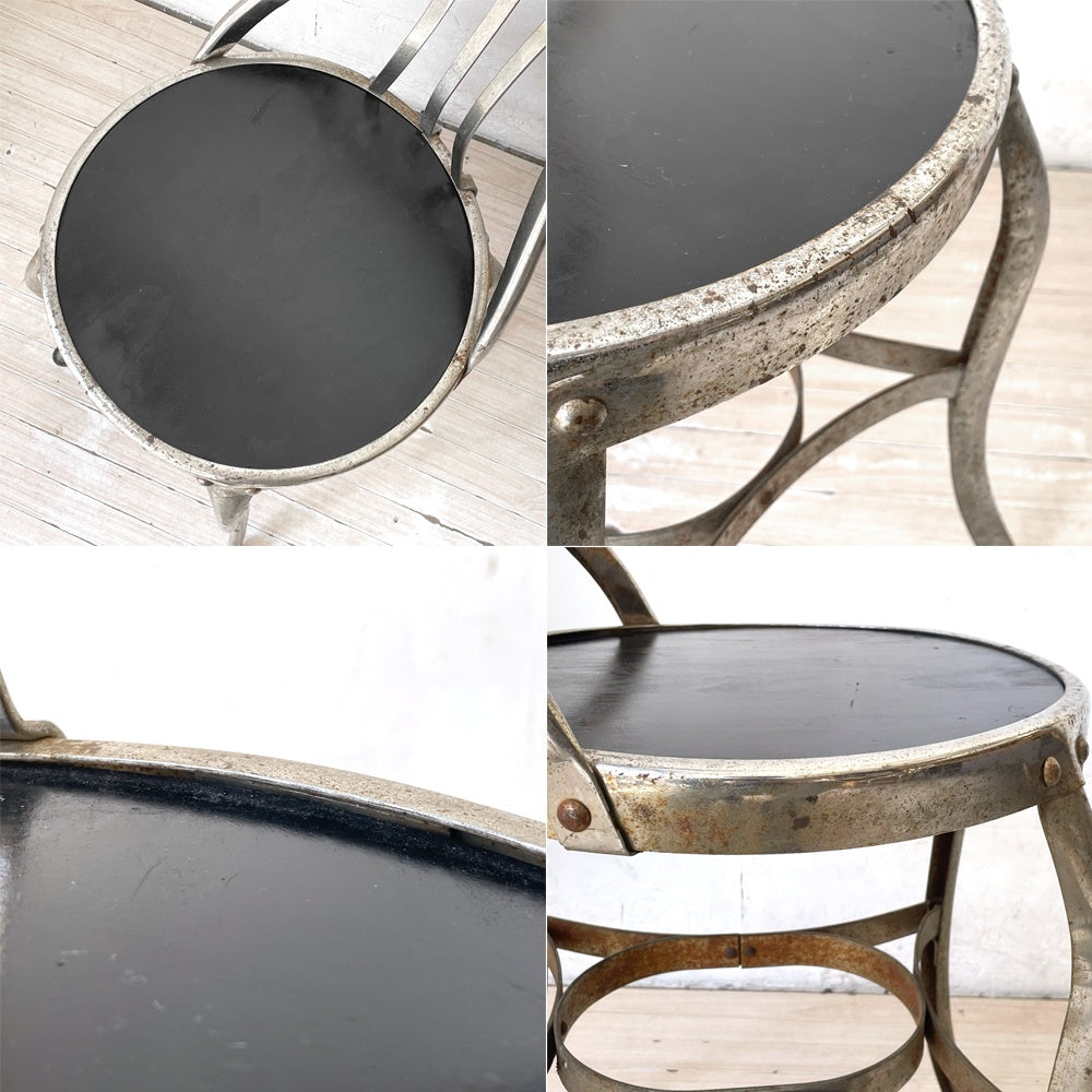 USビンテージ トレド Toledo パーラーチェア カフェチェア インダストリアル 工業系 ミッドセンチュリー デザイン UHL Art Steel B ★