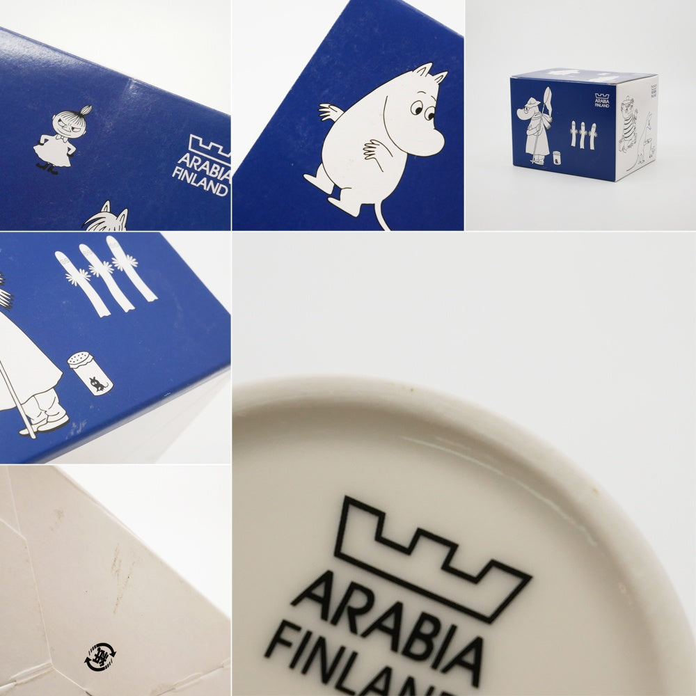アラビア ARABIA ムーミンマグ MOOMIN ウィンターフォレスト フィンランド 北欧食器 旧ロゴ 2012年 冬限定 箱付き ●