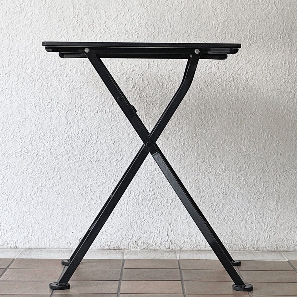 デマールフォージ demar forge ガーデンテーブル フォールディングテーブル 折り畳み スチール 屋外使用可 定価￥42,000- ◇