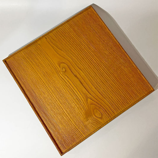 加藤良行 Yoshiyuki Katou 角盆 クリ無垢材 33cm 木の器 木工作家 現代作家 A ★