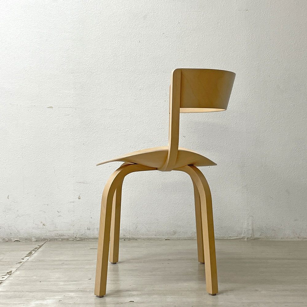 トーネット THONET アームチェア 404F ステファン・ディーツ Stefan Diez glazed white ドイツ ●