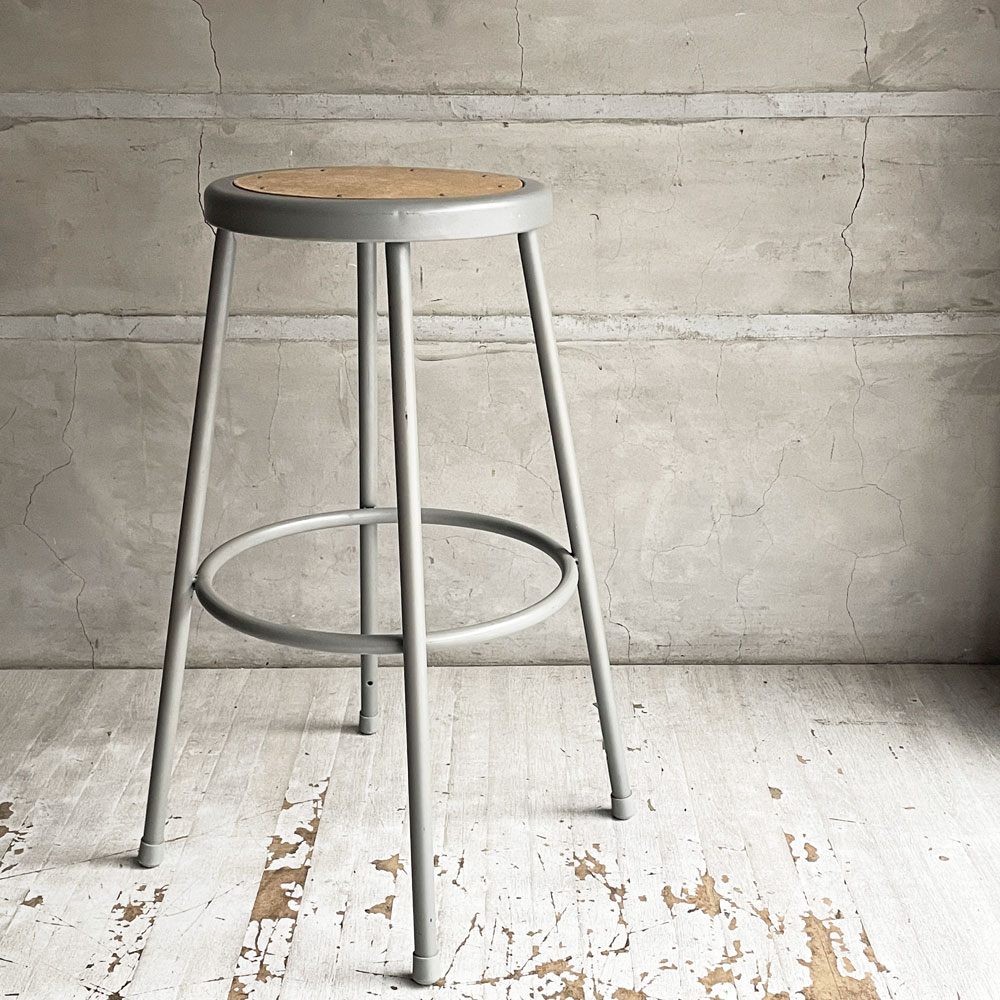 パシフィックファニチャーサービス Pacific Furniture Service P.F.S ラボスツール LAB STOOL Lサイズ インダストリアル USビンテージスタイル B ♪