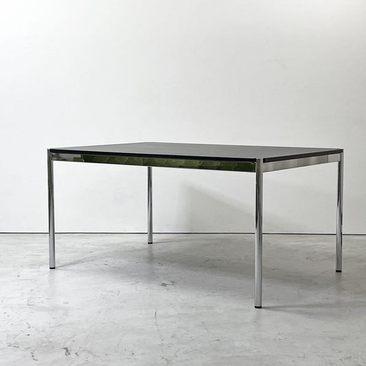 USMモジュラーファニチャー USM Haller USMハラーテーブル ワーキングデスク ダイニングテーブル リノリウム  ネロインゴカラー W150×D100cm スイス ●