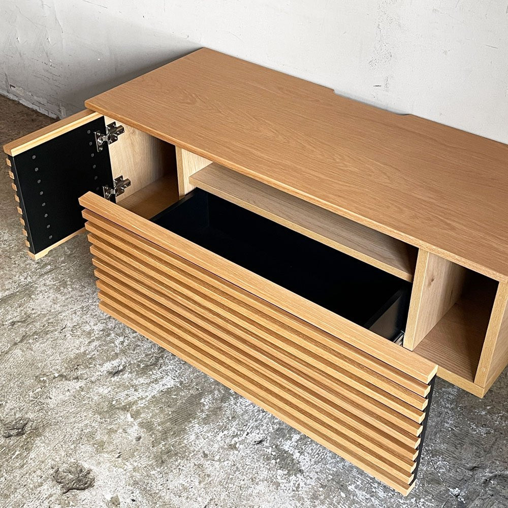 島忠 ホームズ HOME‘S ボレロII ルーバー テレビボード AVボード オーク材突板 抽斗1杯 ナチュラルデザイン ■