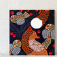 マリメッコ Marimekko ケトゥンマルヤ KETUNMARJA ファブリックパネル 80×80cm MAIJA METSOLA 北欧雑貨 フィンランド◇