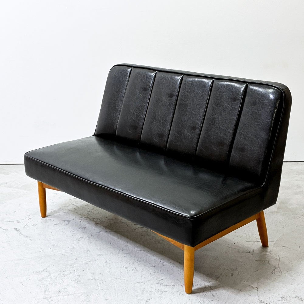 ウニコ unico ワイス WYTHE ベンチバックレスト 二人掛けソファ 2PSOFA カフェスタイル 廃番 定価￥52,800- ●