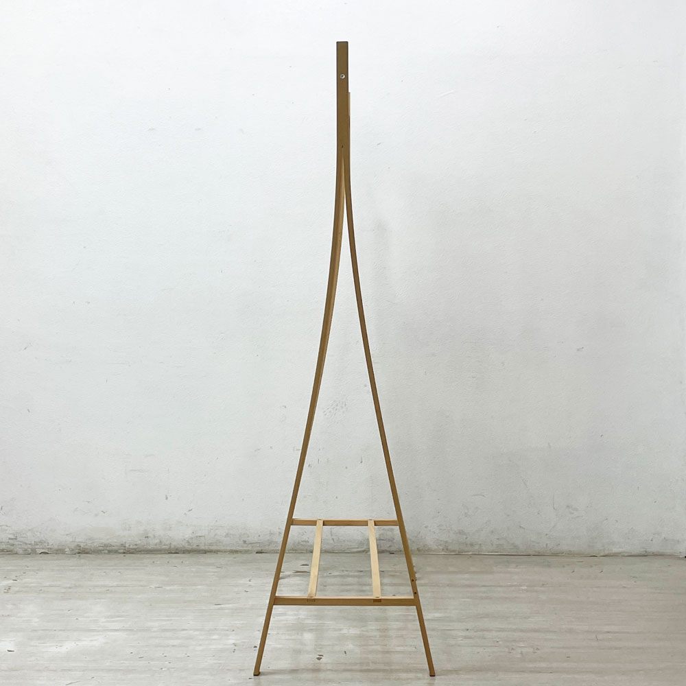 ジリオ Zilio A&C トララ TRA-RA コートスタンド ビーチ材 安積朋子 イタリア製 美品 ●