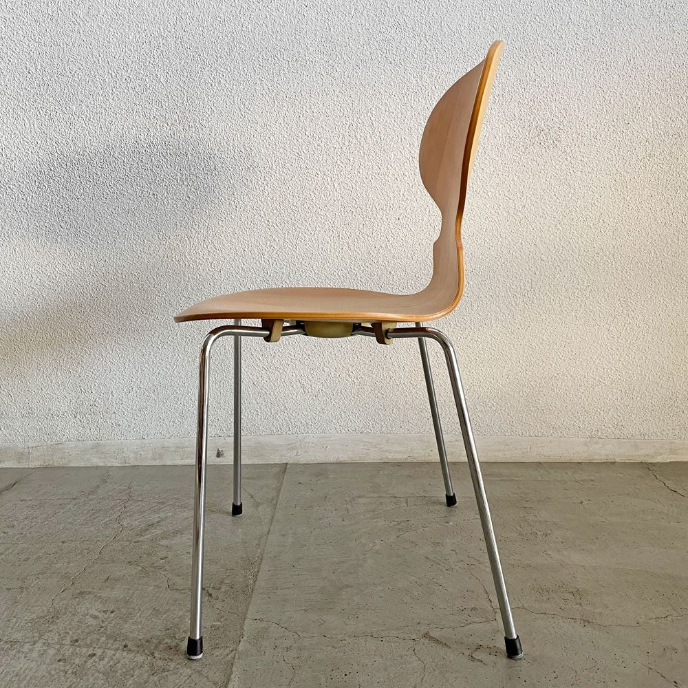 フリッツハンセン Fritz Hansen 3101 アリンコチェア アントチェア 4本脚 ナチュラルビーチ ラッカー仕上げ フェルトグライズ アルネ・ヤコブセン D 〓