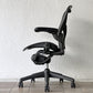 ハーマンミラー Herman Miller アーロンチェア クラシック Bサイズ ポスチャーフィット フル装備 グラファイトベース デスクチェア オフィスチェア ◇