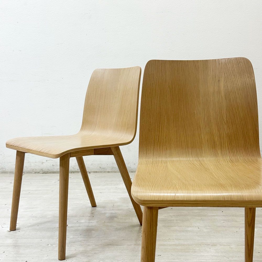 スケッチ Sketch タミチェア TAMI Chair ダイニングチェア オーク材 プライウッド 北欧 デンマーク 定価 ￥31,900- 現状品 B ●