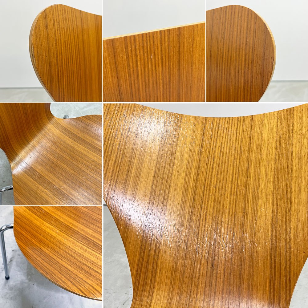フリッツハンセン Fritz Hansen セブンチェア Seven Chair ダイニングチェア アルネヤコブセン Arne Jacobsen ウォールナット材 北欧家具 ●