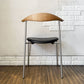 カールハンセン＆サン Carl Hansen & Son CH88P ダイニングチェア オーク材 本革 ブラックレザー ステンレスレッグ ハンス・J・ウェグナー 北欧家具  ◎