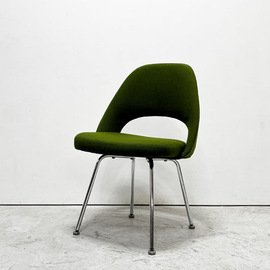 ノル Knoll サーリネンコレクション 72 サイドチェア ダイニングチェア アームレス メタルベース 座面張替え済み 参考定価￥287,100- ●