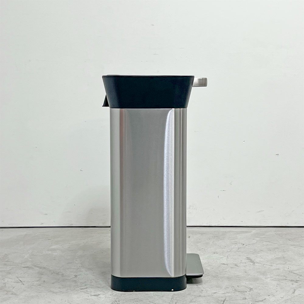 ジョセフジョセフ Joseph Joseph ゴミ箱 クラッシュボックス ステンレス 30L イタリア シルバー フットペダル ●