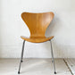 フリッツハンセン Fritz Hansen セブンチェア ダイニングチェア スタッキング チェリー材 アルネ・ヤコブセン Arne Jacobsen 80’s 北欧ビンテージ A ★