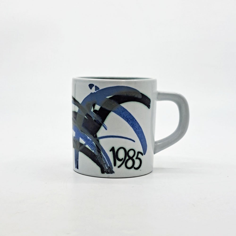 ロイヤルコペンハーゲン ROYAL COPENHAGEN イヤーマグ year mug アニュアルマグ Sサイズ 1985年 北欧ビンテージ デンマーク ●