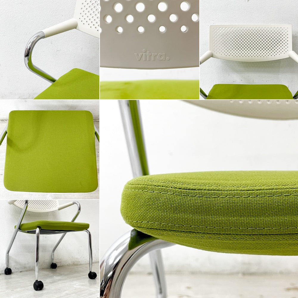ヴィトラ vitra ビザロール Visaroll デスクチェア ミーティングチェア キャスターベース スタッキング アントニオ・チッテリオ ●