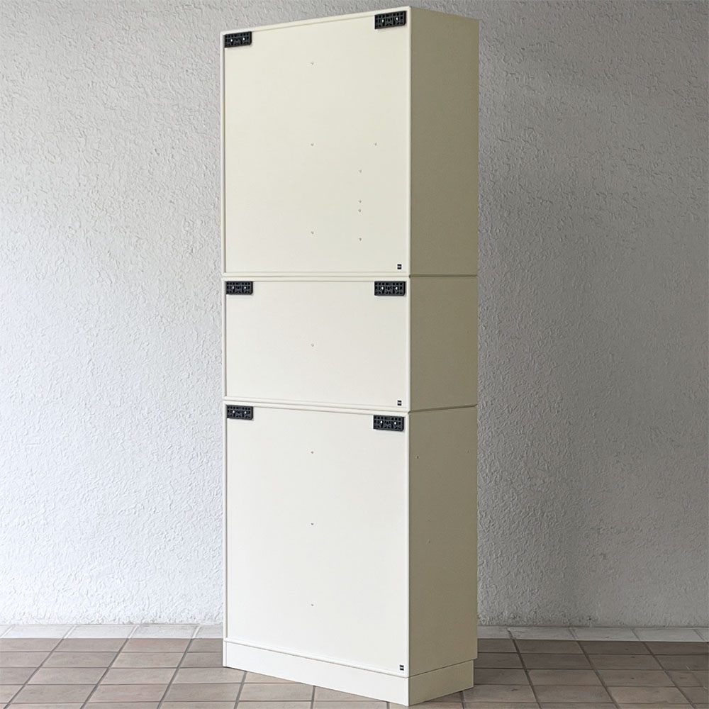 モンタナ MONTANA システムシェルフユニット SYSTEM SHELF UNIT 4ユニット キャビネット 木製1扉付＆4ドロワー付＆2段ラック＋ベース デンマーク ◇