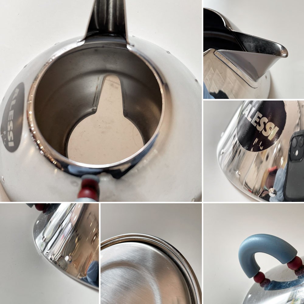 アレッシィ ALESSI 9096 クリーマー マイケル・グレイブス Michael Graves ステンレススチール プラスチック W12cm イタリア ◎