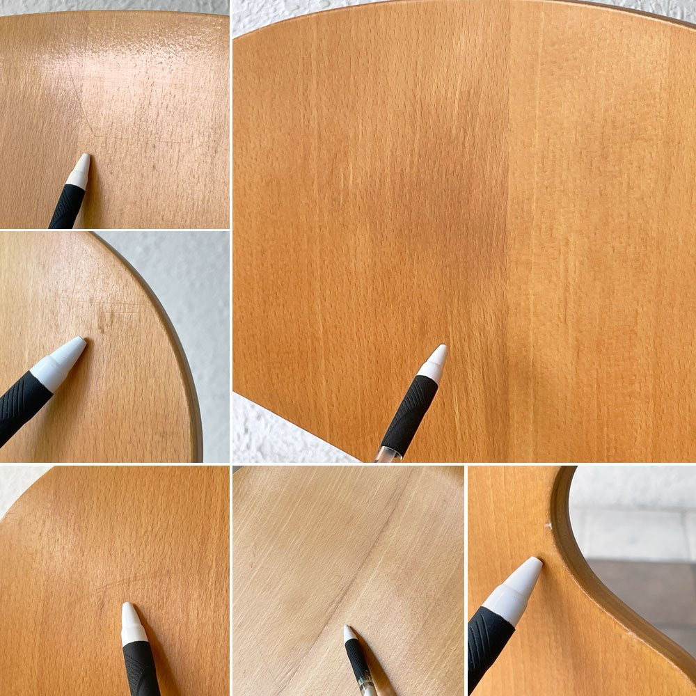 フリッツハンセン Fritz Hansen アントチェア 4本脚 ナチュラルビーチ ラッカー アルネ・ヤコブセン 北欧家具 B ◇