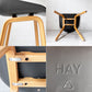 ヘイ HAY アバウトアスツール About a stool ブラック AAS32 LOW H75㎝ ハイスツール カウンターチェア 北欧モダン デンマーク 定価￥60.500- ★