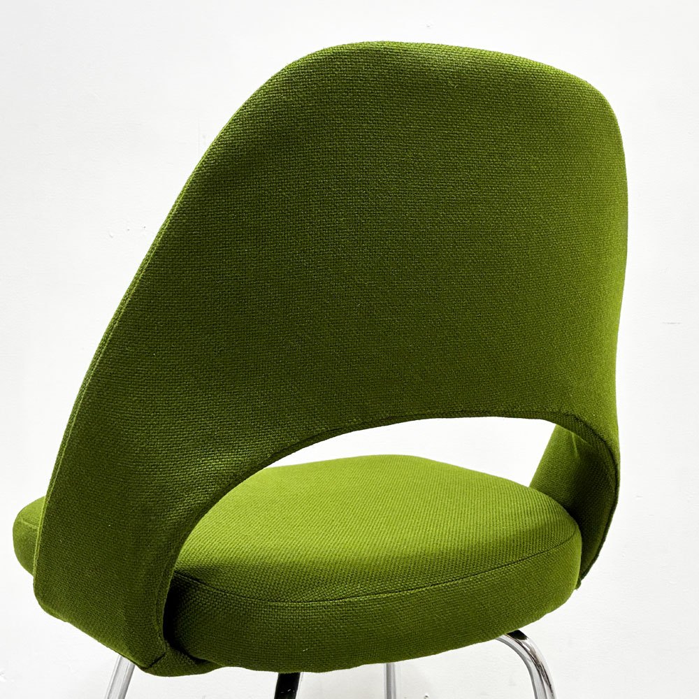 ノル Knoll サーリネンコレクション 72 サイドチェア ダイニングチェア アームレス メタルベース 座面張替え済み 参考定価￥287,100- ●