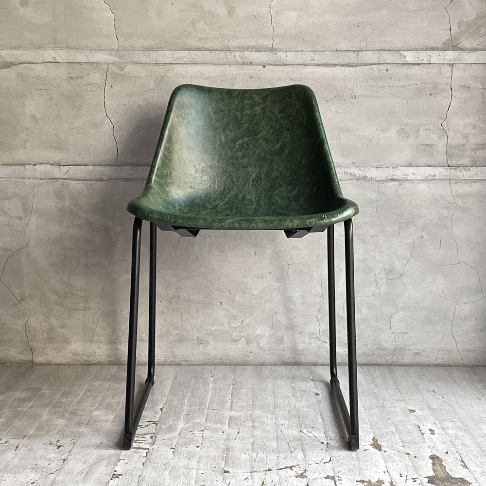 クラッシュゲート CRASH GATE ノットアンティークス Knot antiques ログチェア LOG CHAIR ビンテージグリーン GREEN ダイニングチェア ♪