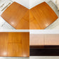 ビンテージ Vintage チーク材 エクステンションテーブル ダイニングテーブル 伸長式 W132-179cm 北欧スタイル ミッドセンチュリー ●