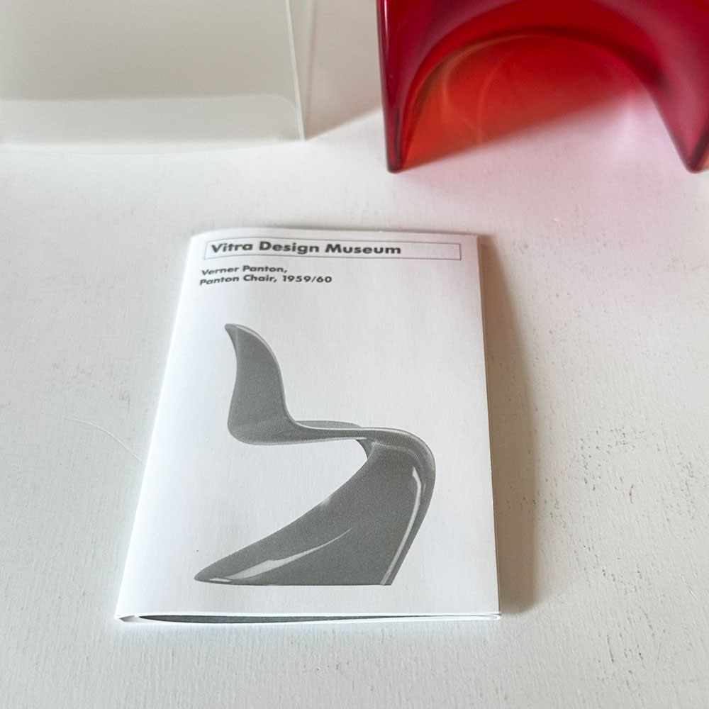ヴィトラ デザインミュージアム Vitra Design Museum ミニチュアコレクション パントンチェア 1/6スケール 限定カラー レッド 箱付き ◎