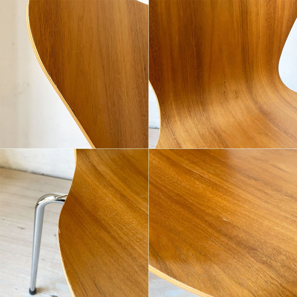 フリッツハンセン Fritz Hansen セブンチェア Seven Chair ダイニングチェア アルネヤコブセン Arne Jacobsen ウォールナット材 北欧家具 B ★