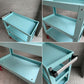 ダルトン DULTON メタルツールカート サックスブルー METAL TOOL CART SAX BLUE 3段トレー キャスター付 定価 ￥22,000- ♪