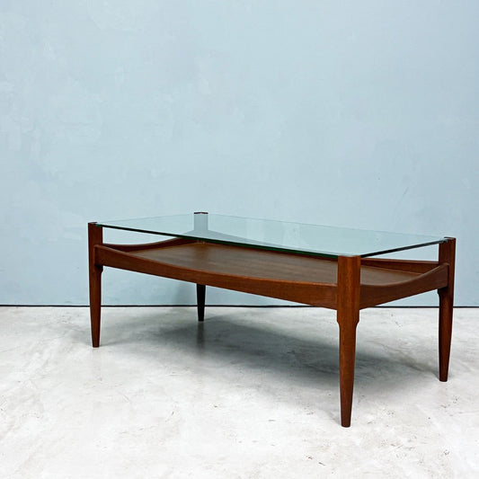 ハイクオリジナルファニチャー HIKE Original furniture ガラスソファテーブル Glass sofa table ウォールナット材 W100cm ◎
