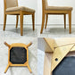 カリガリス Calligaris ダイニングチェア ハイバック ビーチ材 編み込み ファブリック ナチュラルモダン イタリア ●