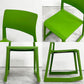 ヴィトラ Vitra ティプトン Tip Ton ワークチェア ダイニングチェア デスクチェア グリーン スタッキング チルト機能 定価￥40.700- ●