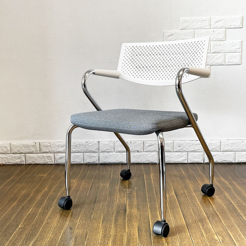 ヴィトラ vitra ビザロール Visaroll デスクチェア ミーティングチェア キャスターベース スタッキング アントニオ・チッテリオ ◎