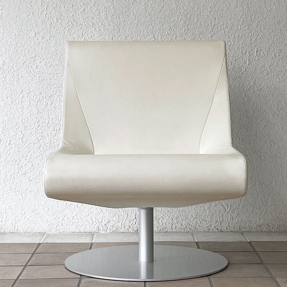 カッシーナイクスシー Cassina ixc. ブーメラン プリュス ラウンジ スウィベル チェア BOOMERANG PLUS グエナエル・ニコラ 希少 廃番モデル ◇