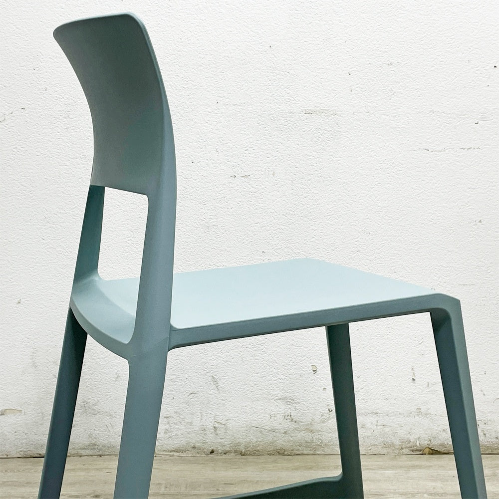 ヴィトラ Vitra ティプトン Tip Ton ダイニングチェア デスクチェア アイスグレー スタッキング チルト機能 定価￥42,900- A ●