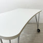 カルテル Kartell マックステーブル MAX TABLE ホワイト ミーティングテーブル キャスター付 フェルーチョ・ラヴィアーニ Ferruccio Laviani イタリア 定価￥224,400- ●