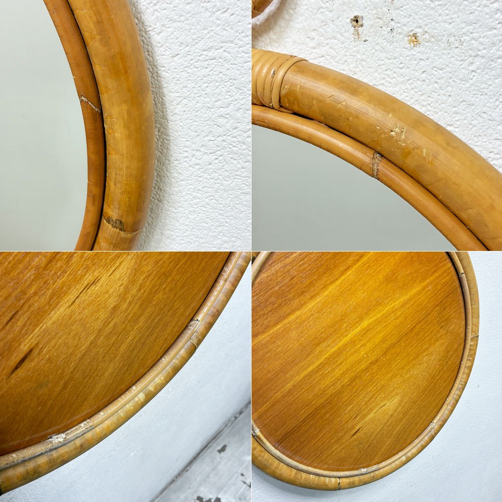 シカ デザイン Sika Design エラ ミラー Ella Mirror デンマーク ラタン材 引っ掛けラウンドミラー アクタス ACTUS取り扱い ●