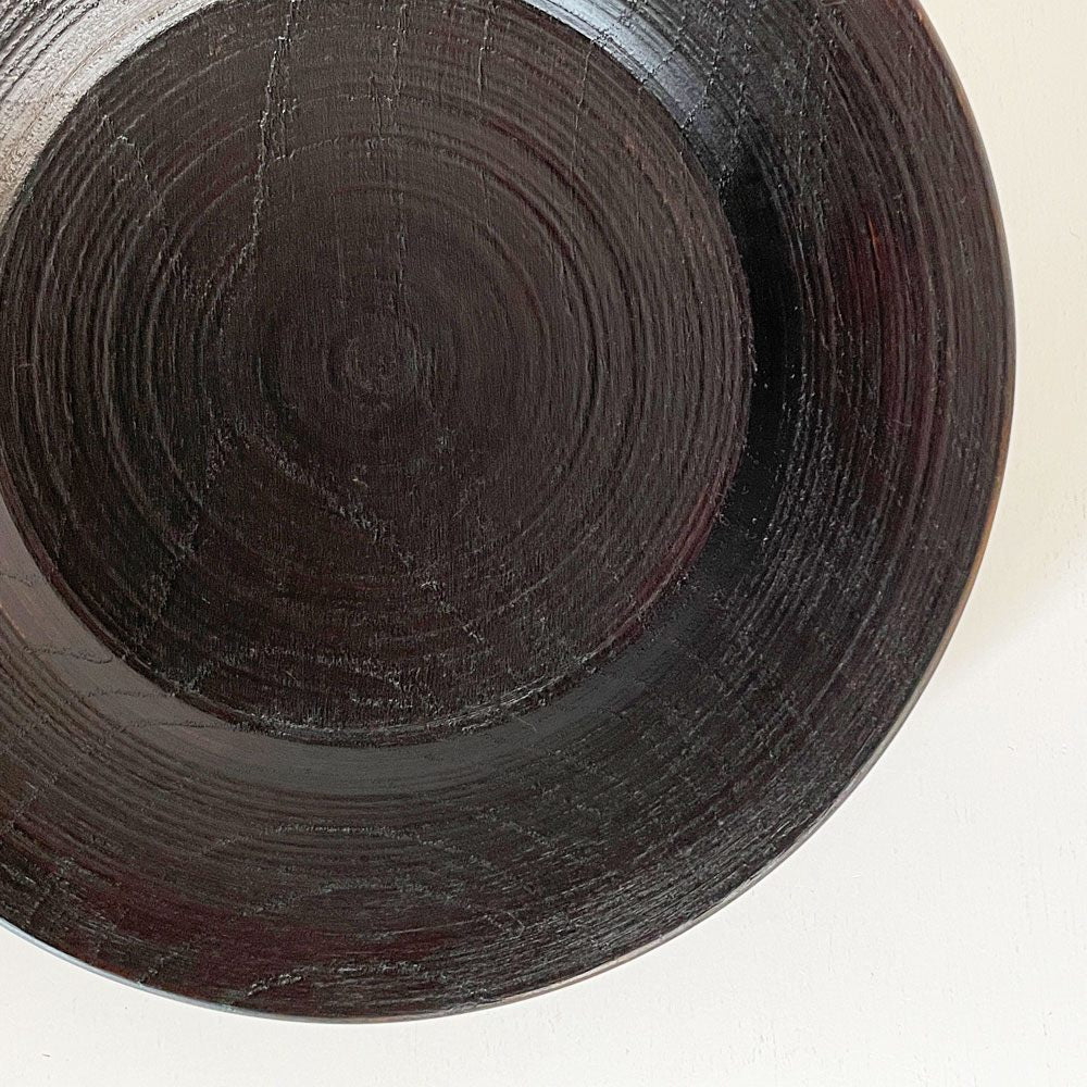 赤木明登 Akito Akagi パスタ皿 黒 nurimono 約21cm 漆器 輪島塗 現代作家 B ◎