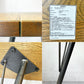 ジャーナルスタンダードファニチャー journal standard furniture サンク SENS ダイニングテーブル オーク無垢材 W120cm 美品 インダストリアル 廃盤 定価￥61.600- ★