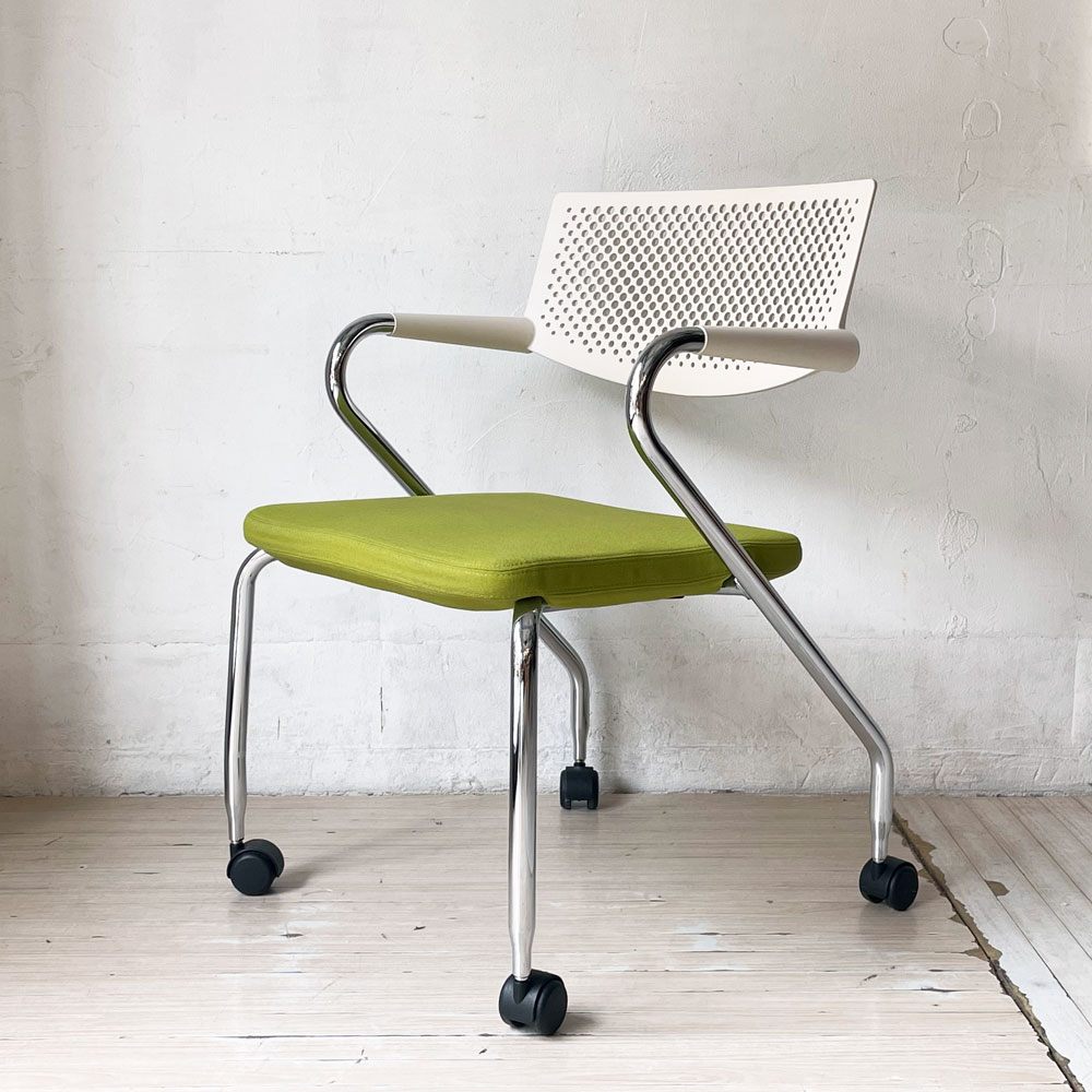 ヴィトラ vitra ビザロール Visaroll アームチェア ミーティングチェア デスクチェア スタッキング アントニオ・チッテリオ B ★
