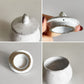 アスティエ・ド・ヴィラット Astier de Villatte フィエット FILLETTE ミニシュガーボウル シュガーポット H7cm 陶器 フランス ■